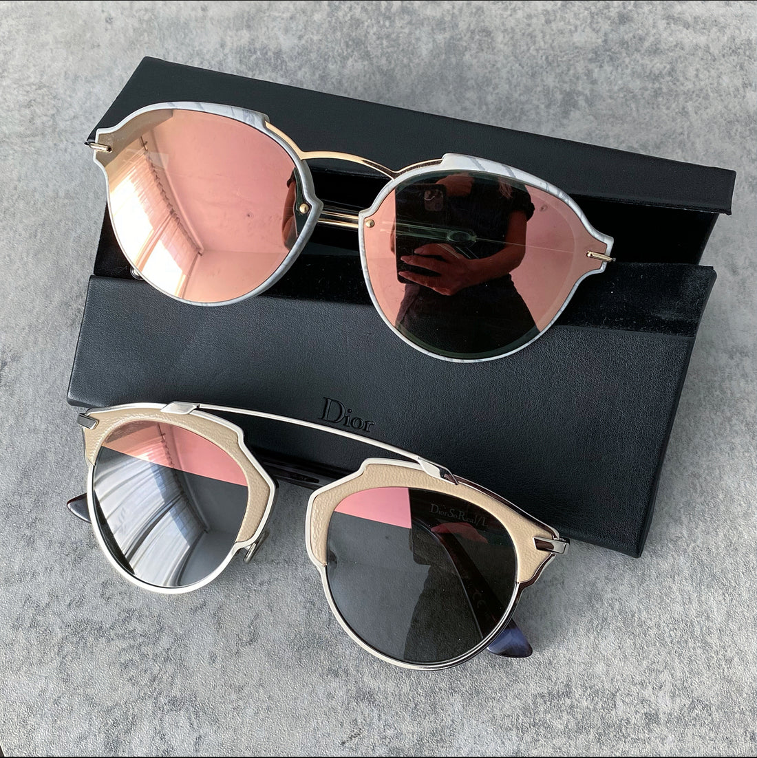 600 Christian Dior Reflected So Real Pink Rose Gold Mirror Sunglasses   Lust4Labels