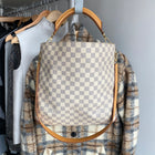 Louis Vuitton Damier Azur Soffi Two-Way Shoulder Tote Bag