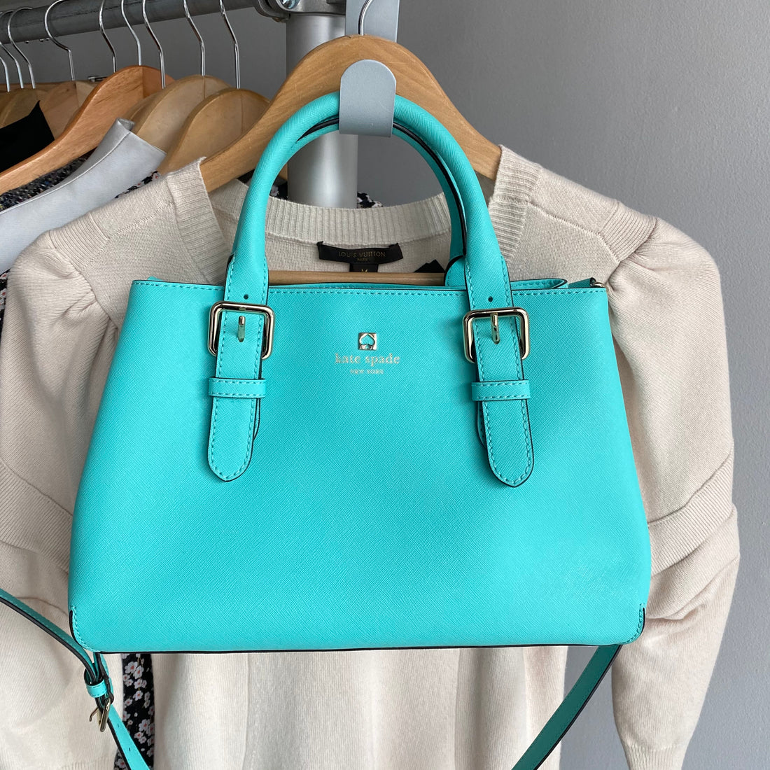 Turquoise purse kate spade Clearance