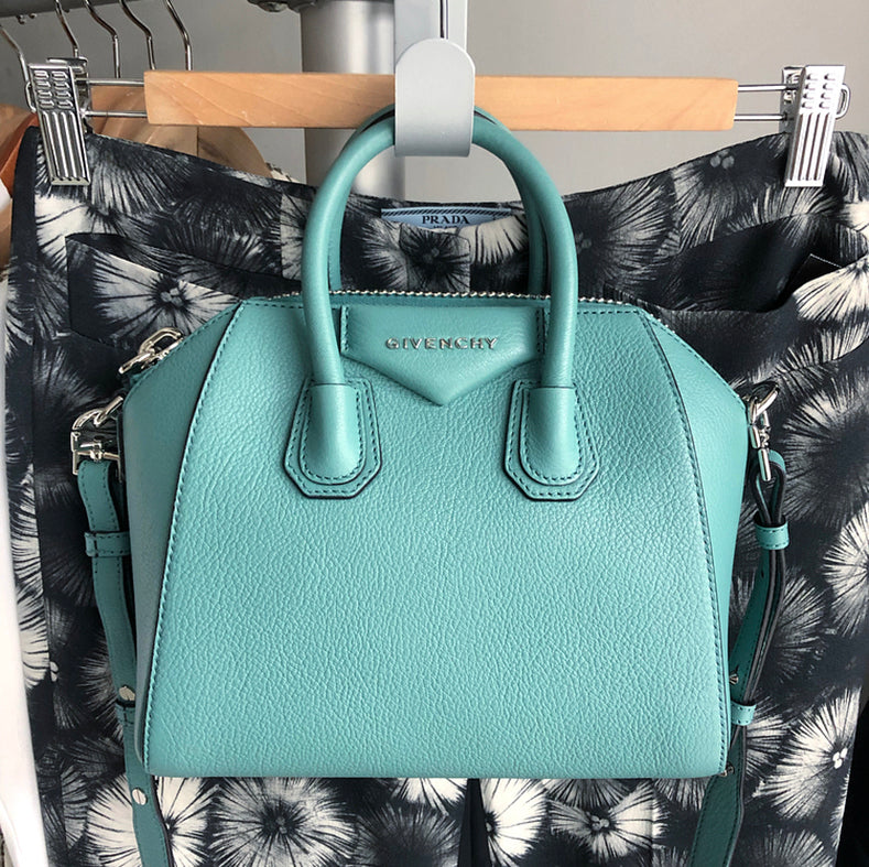 Givenchy Aqua Blue Antigona Mini Crossbody Bag