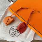 Hermes Tete de Cheval Brique Red Bag Charm 