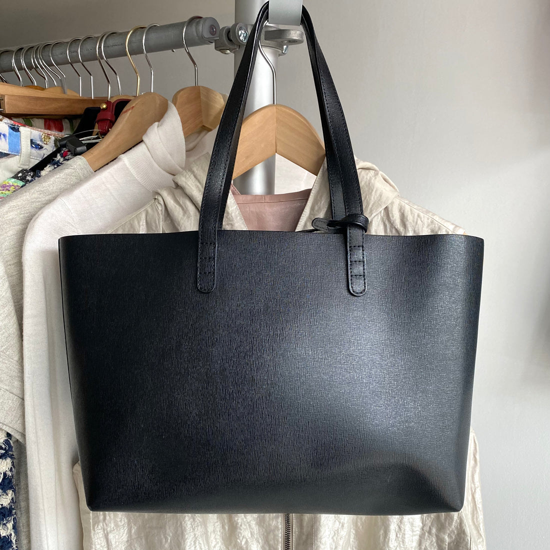 Mansur gavriel black shop tote