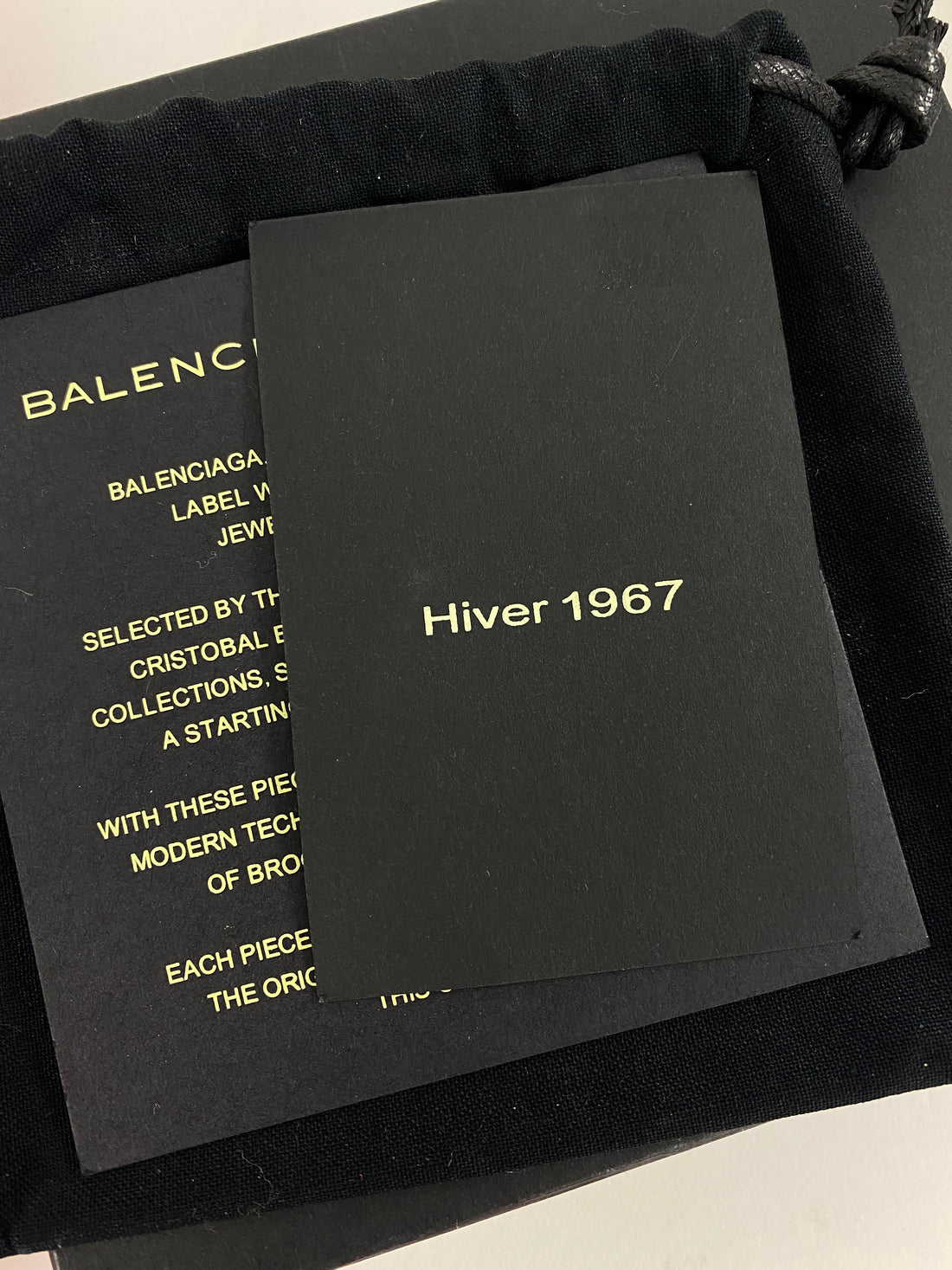 Balenciaga Editions Winter 1967 Rhinestone Bow Bracelet