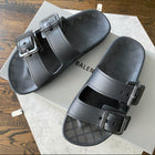 Balenciaga Grey Transparent Mallorca Flat Sandals - USA 7