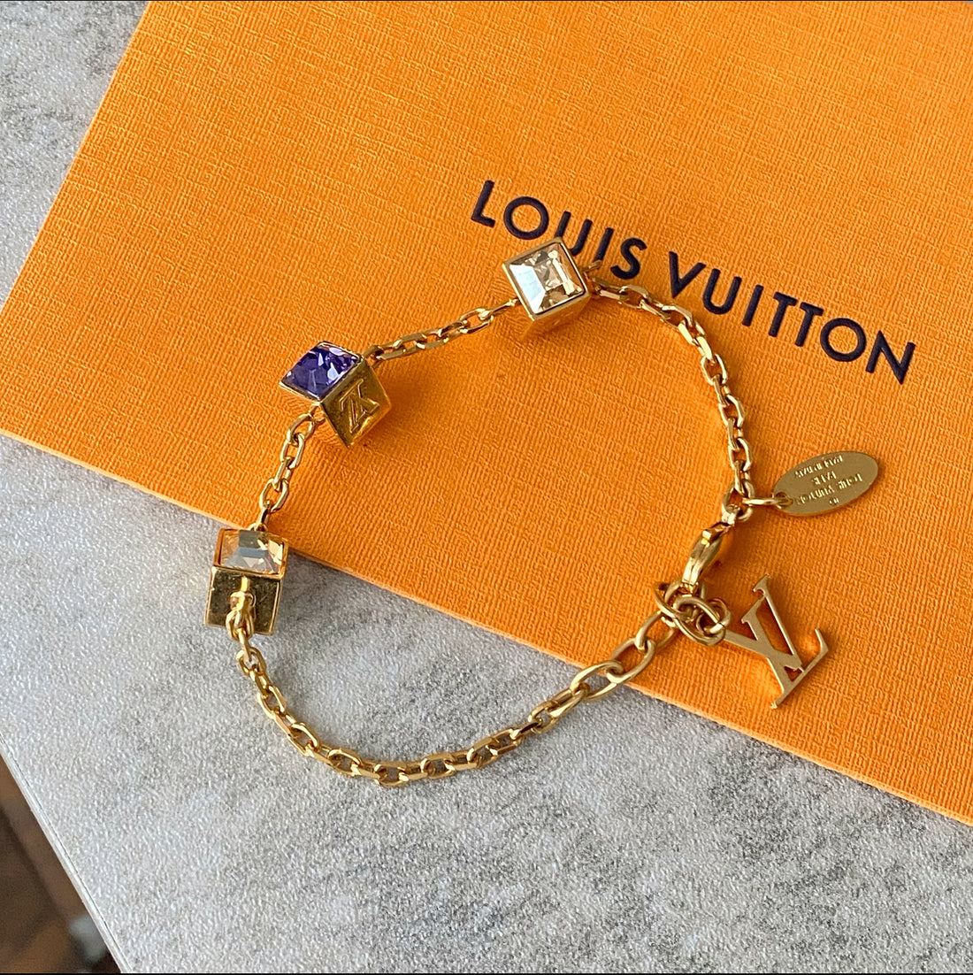 Louis Vuitton Swarovski Crystal Gamble Bracelet – I MISS YOU VINTAGE