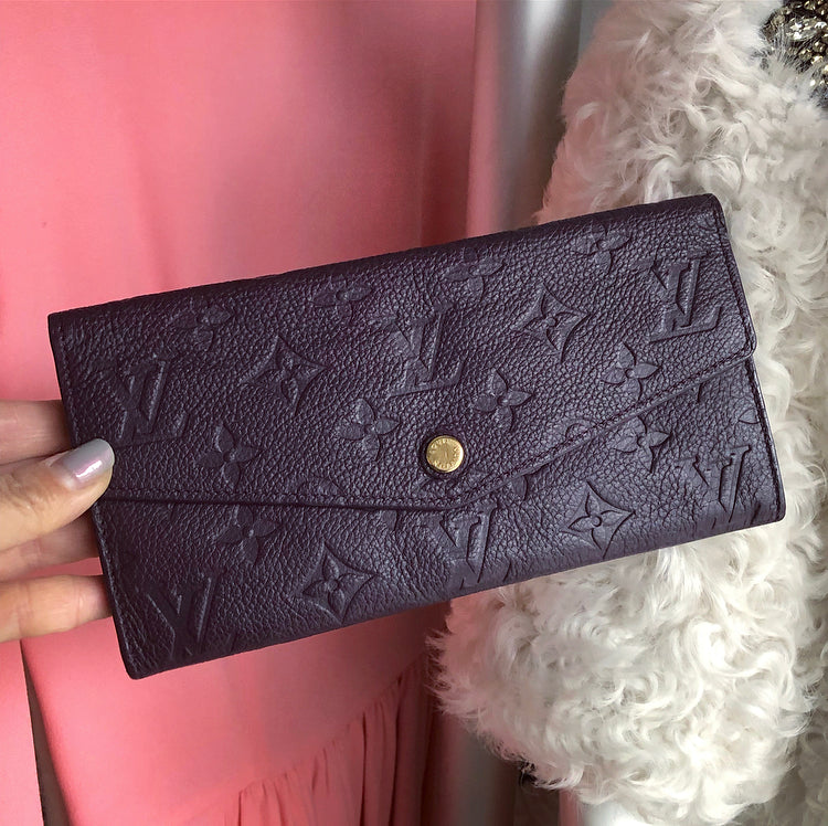 Louis Vuitton Cherry Monogram Empreinte Leather Curieuse Wallet