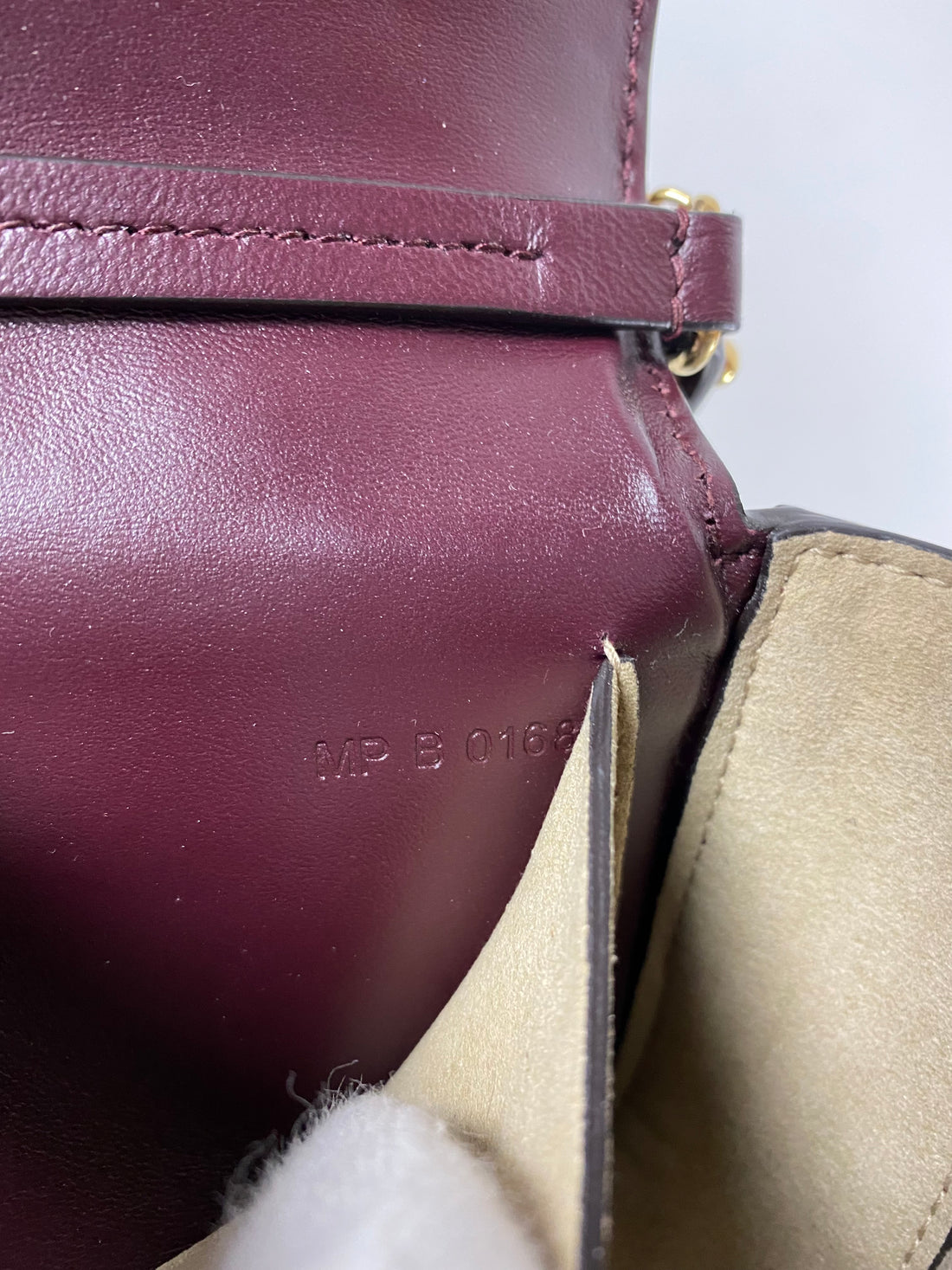 Givenchy Aubergine Convertible Mini Pouch Baguette / Crossbody Bag