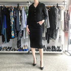 Chanel 2012 Cruise Black Fitted Skirt Suit - 38 / 6