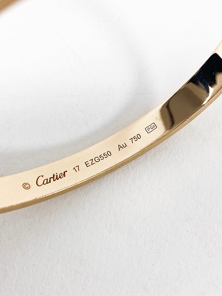 Cartier bracelet size 17 Clearance