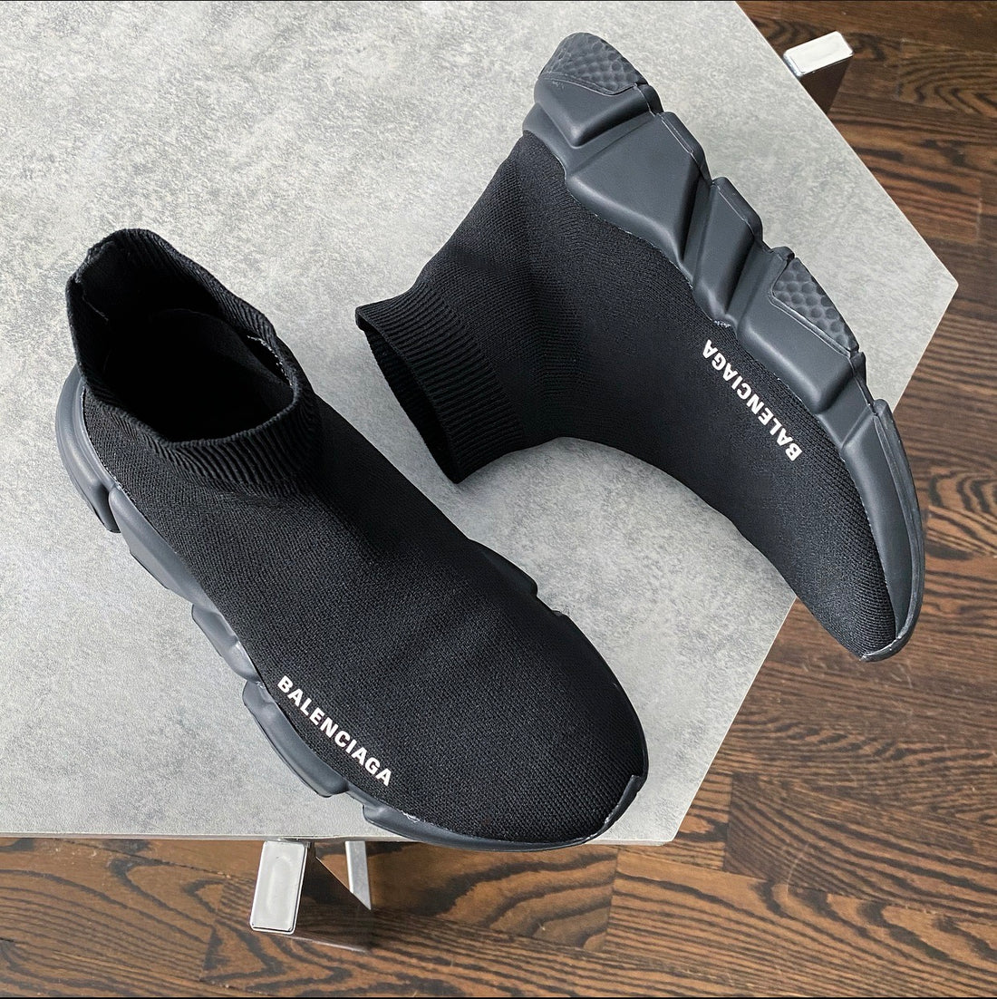 Balenciaga Black Speed Racer Sock Sneakers