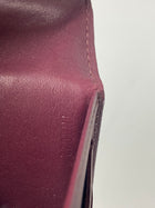 Louis Vuitton Monogram Burgundy Mat Tresor Porte Wallet