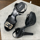 Fendi Black Patent Vintage Platform Heels - IT41 / USA 10
