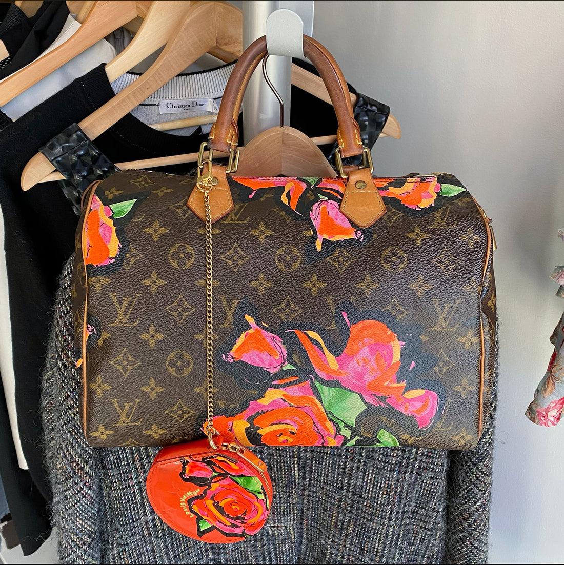 Louis Vuitton Limited Edition Stephen Sprouse Roses Speedy 30 at