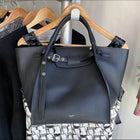 Celine Black Leather Small Big Bag Tote Bag