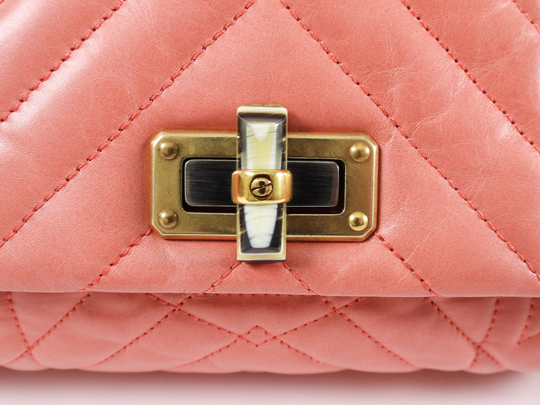 Lanvin Pink Quilted Leather Happy Bag