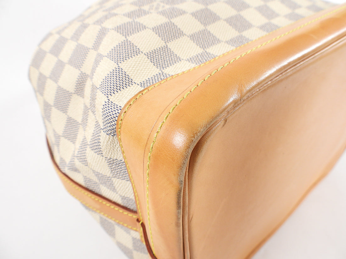 Authentic Louis Vuitton Monogram Noe Shoulder Drawstring Bag M42224 Junk  K0187