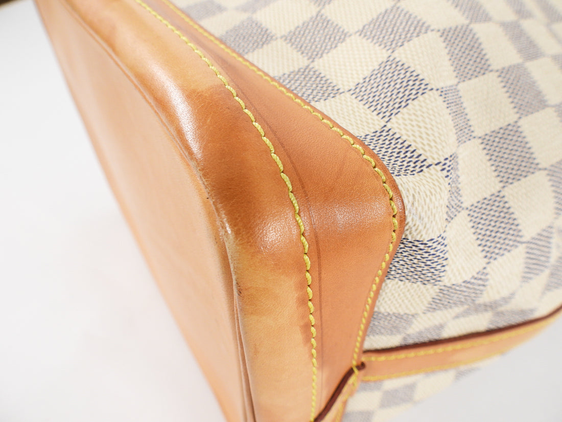 Authentic Louis Vuitton Monogram Noe Shoulder Drawstring Bag M42224 Junk  K0187