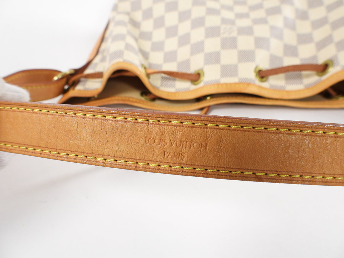 Authentic Louis Vuitton Monogram Noe Shoulder Drawstring Bag M42224 Junk  6507G