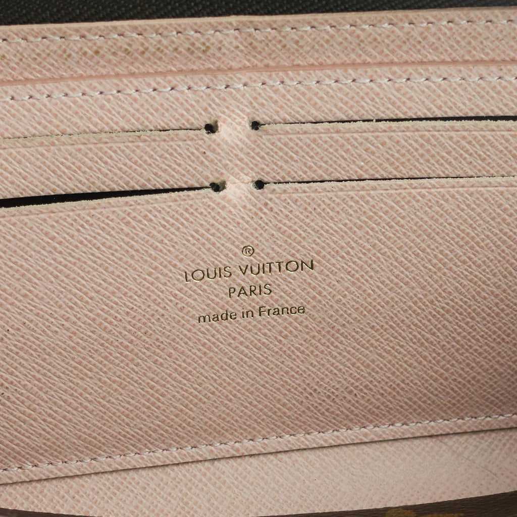 Louis Vuitton Clemence Monogram Coated Canvas Zip Wallet