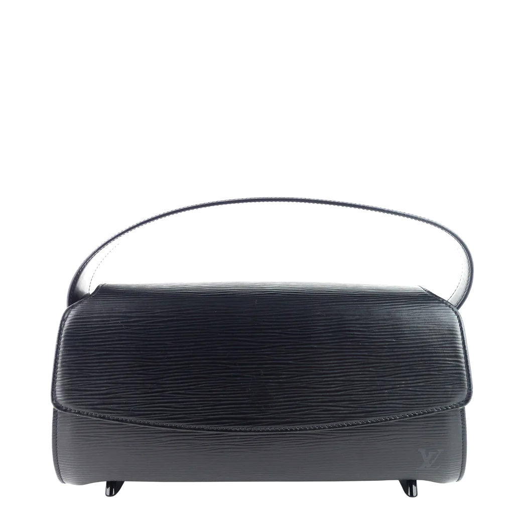 Louis Vuitton Black Epi Leather Nocturne Bag.  Luxury