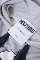 Moschino Couture by Jeremy Scott Grey Hooded Mouse-chino Dress
