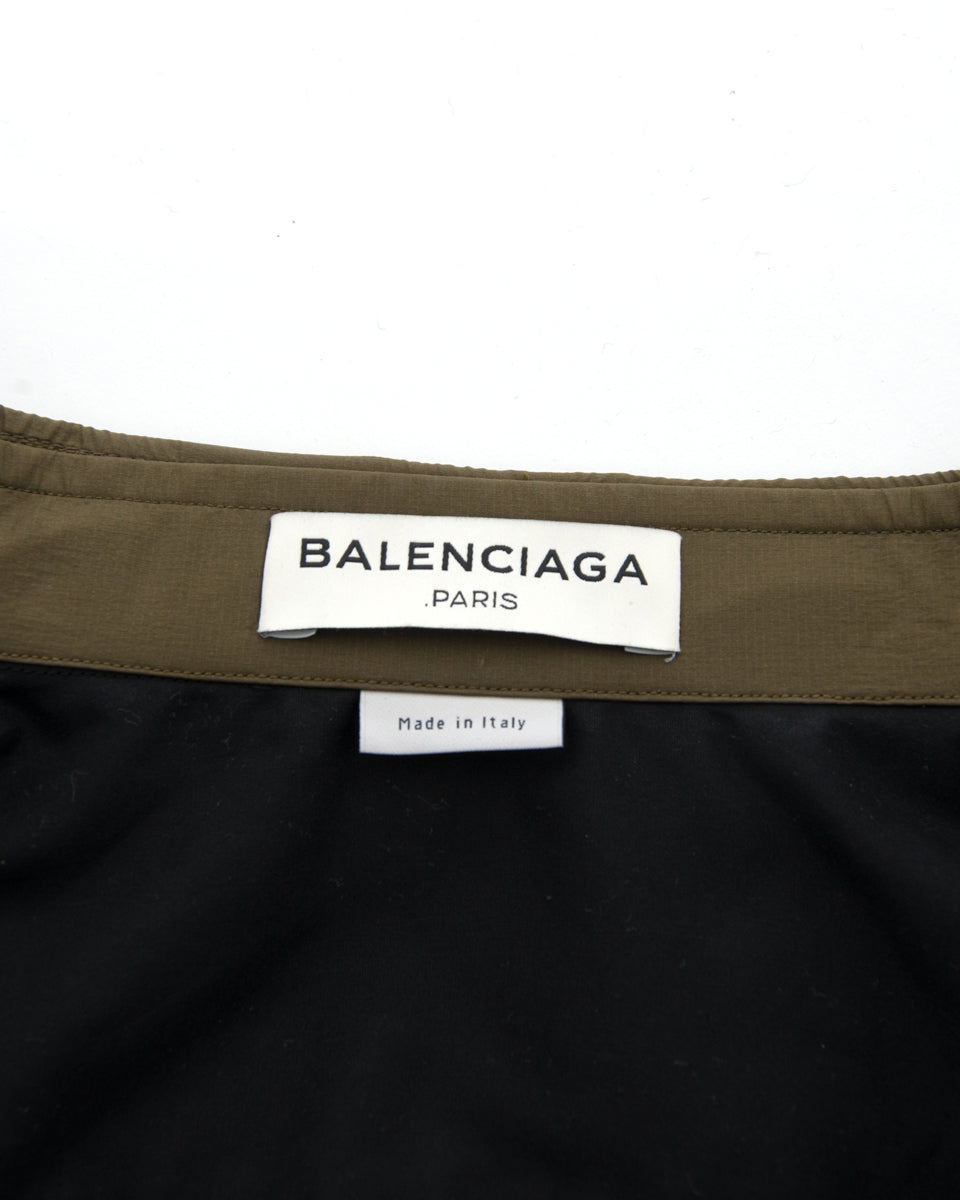 Balenciaga Olive and Black Dress Shirt I MISS YOU VINTAGE Balenciaga Olive and Black Dress Shirt I MISS YOU VINTAGE
