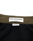 Balenciaga Olive and Black Dress Shirt