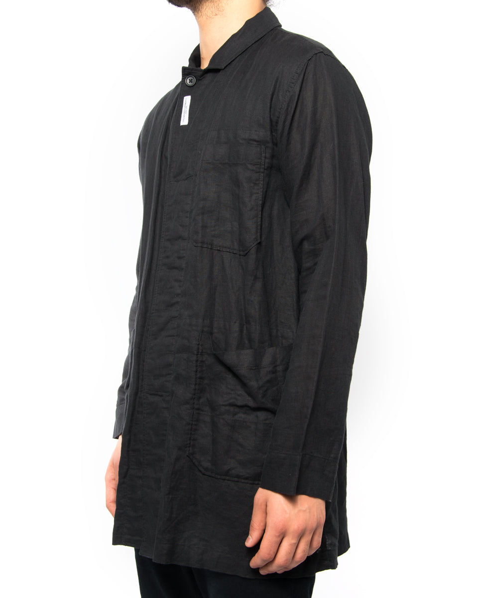 Engineered Garments Black Linen Work Jacket