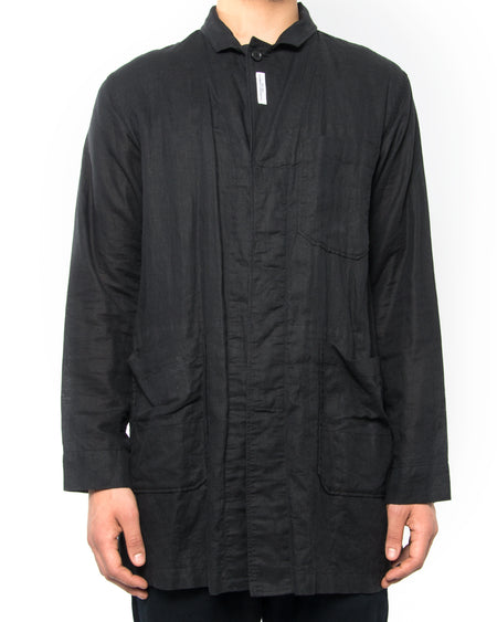 Engineered Garments Black Linen Work Jacket