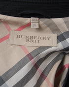 Burberry Brit Black Fitted Short Trench Jacket - XS