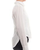 Yohji Yamamoto White Button Down Cotton Shirt - S