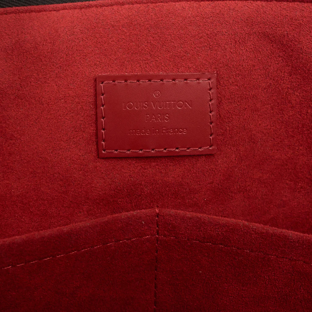 Louis Vuitton Caissa pink interior Damier ebene Cloth ref.321569