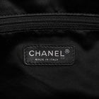 Chanel Paris Biarritz MM Black and Navy Nylon Tote Bag