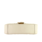 Gucci GG Marmont Small Ivory Double Chain Flap Bag
