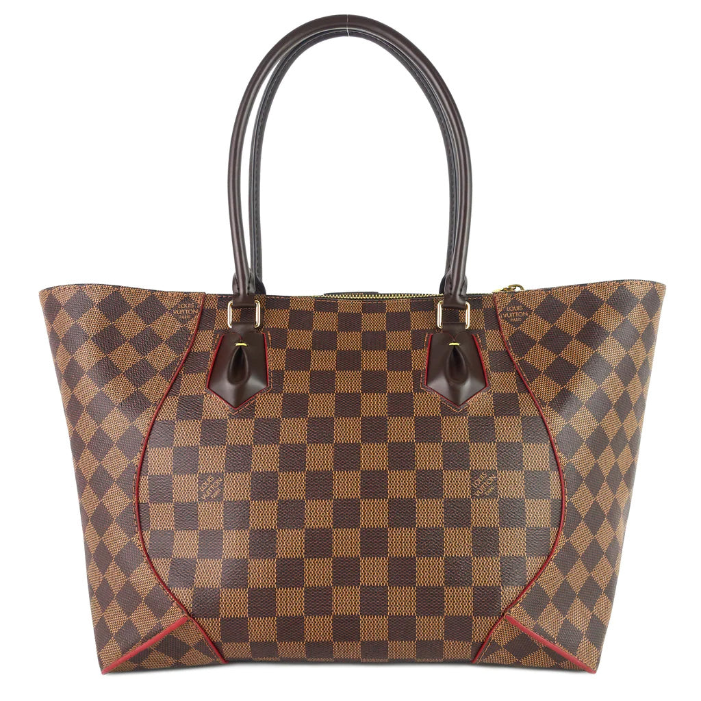 Louis Vuitton Caissa MM Damier Ebene Canvas Tote Bag – I MISS YOU ...