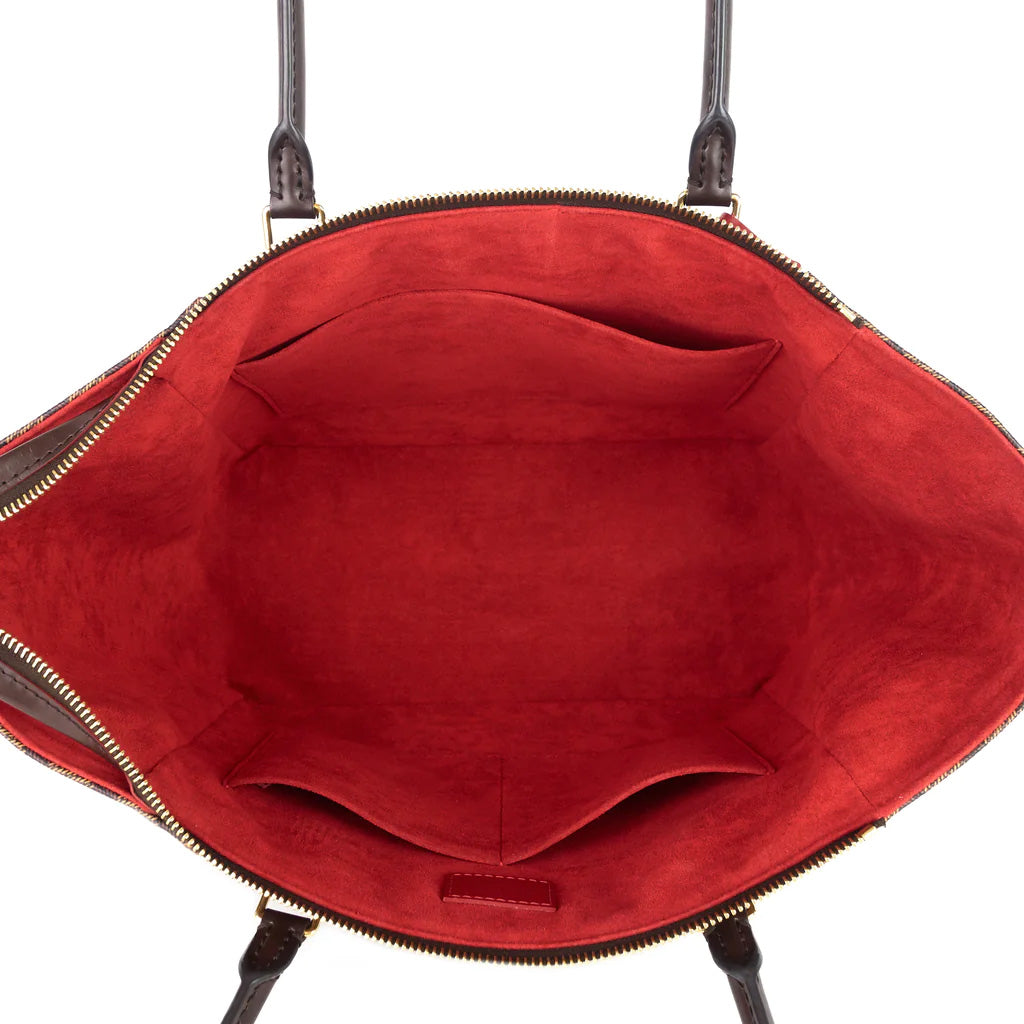 Louis Vuitton Caissa MM Damier Ebene Canvas Tote Bag – I MISS YOU VINTAGE