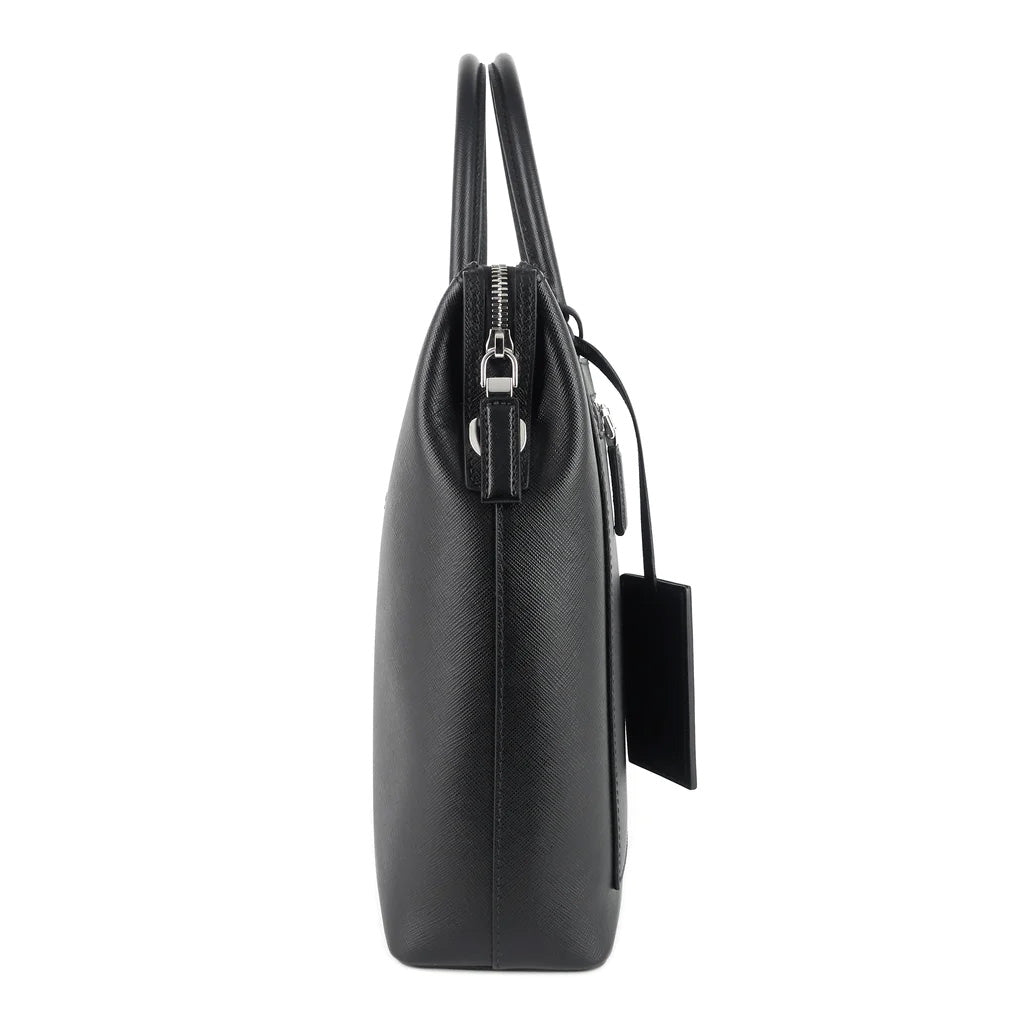 Prada Black Saffiano Leather Briefcase Bag