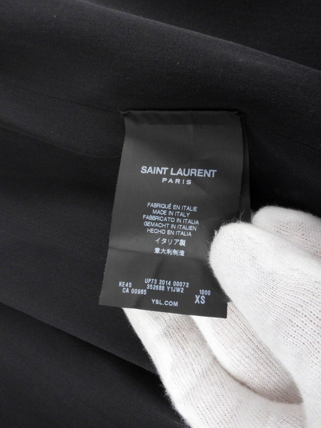 Saint Laurent S16 Black Mohair Knit SIlver Studded Cardigan - XS – I MISS  YOU VINTAGE