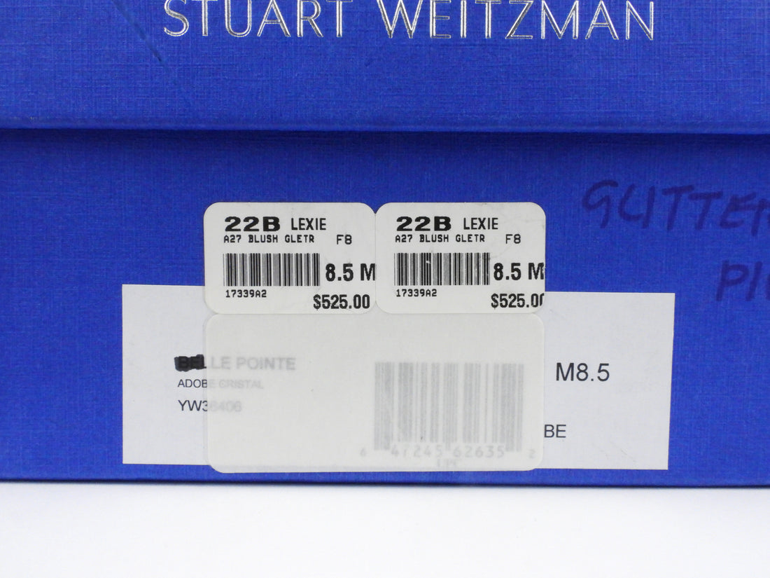 Stuart Weitzman Blush Lexie Strappy Stiletto Sandal - 8.5