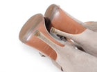 Alaia Grey Taupe Suede Fringe Sandal Heels - USA 9.5