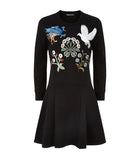 Alexander McQueen Medieval Embroidered Sweatshirt Dress - 2