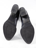 Alexander Wang Black Tall Leather Zip Sigrid Boot - 38
