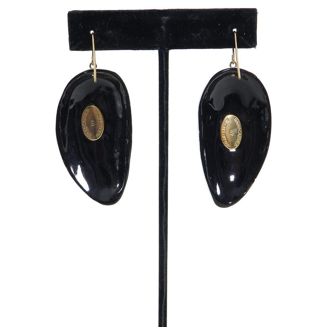 Alexis Bittar Pearly White Resin Drop Earrings