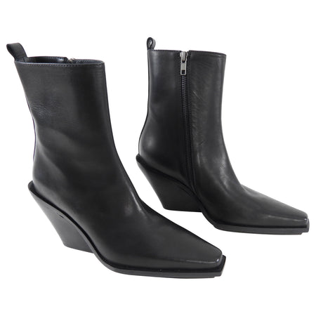 Ann Demeulemeester Black Western Ankle Boots - 39