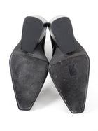 Ann Demeulemeester Black Buffed Leather Ankle Boots - 39 / USA 8.5