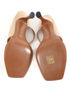 ATP Atelier Nude Leather Minimal Mule Sandals - 37