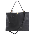Balenciaga Le Dix Black Leather Large Tote Bag