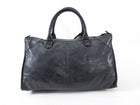 Balenciaga Black Leather City Work Bag