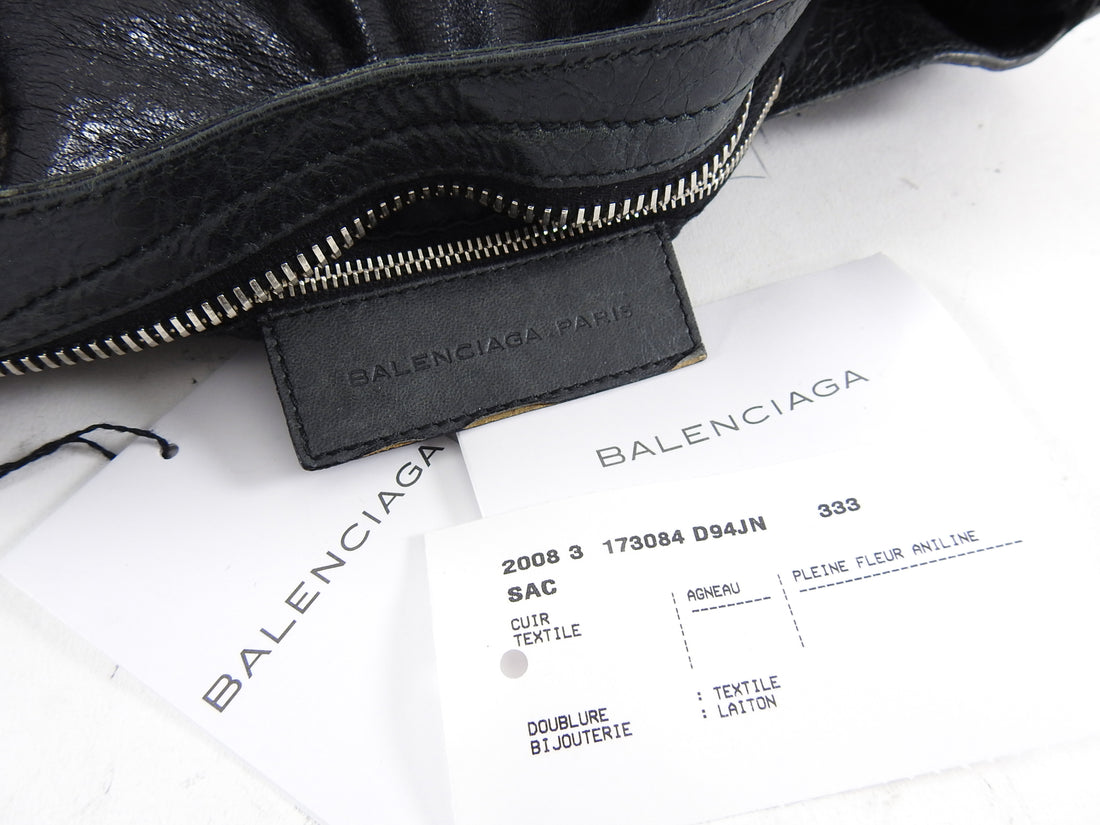 Balenciaga City Bag Black Giant 21 Silver Hardware