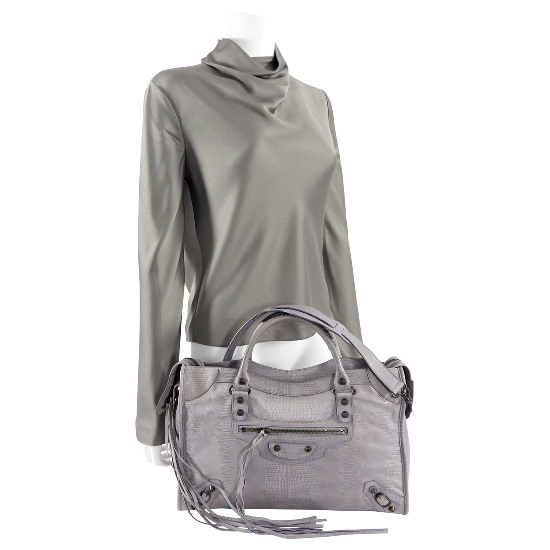 Balenciaga Lilac Limited Anniversary Edition Medium Classic City Bag